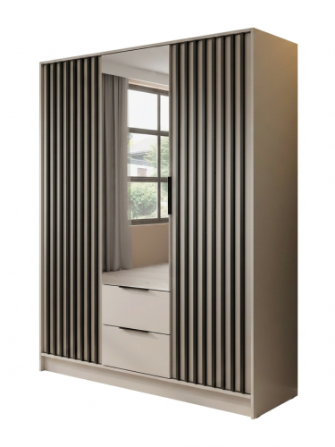NELLY 3D kaszmir- czarny z odbiciem w lustrze