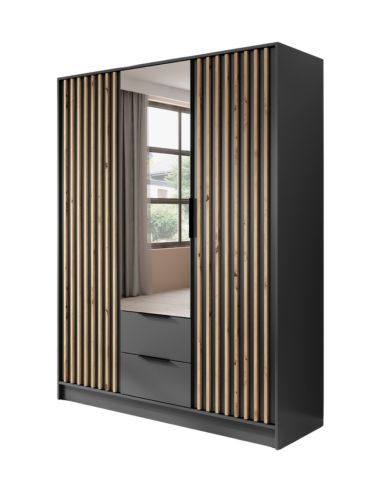 NELLY 3D grafit - artisan z odbiciem w lustrze